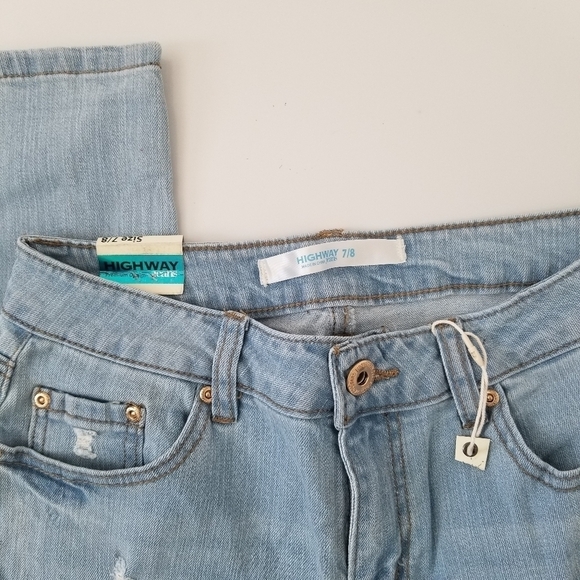 Highway Skinny Ankle Jean's Size 7/8 - Picture 3 of 8